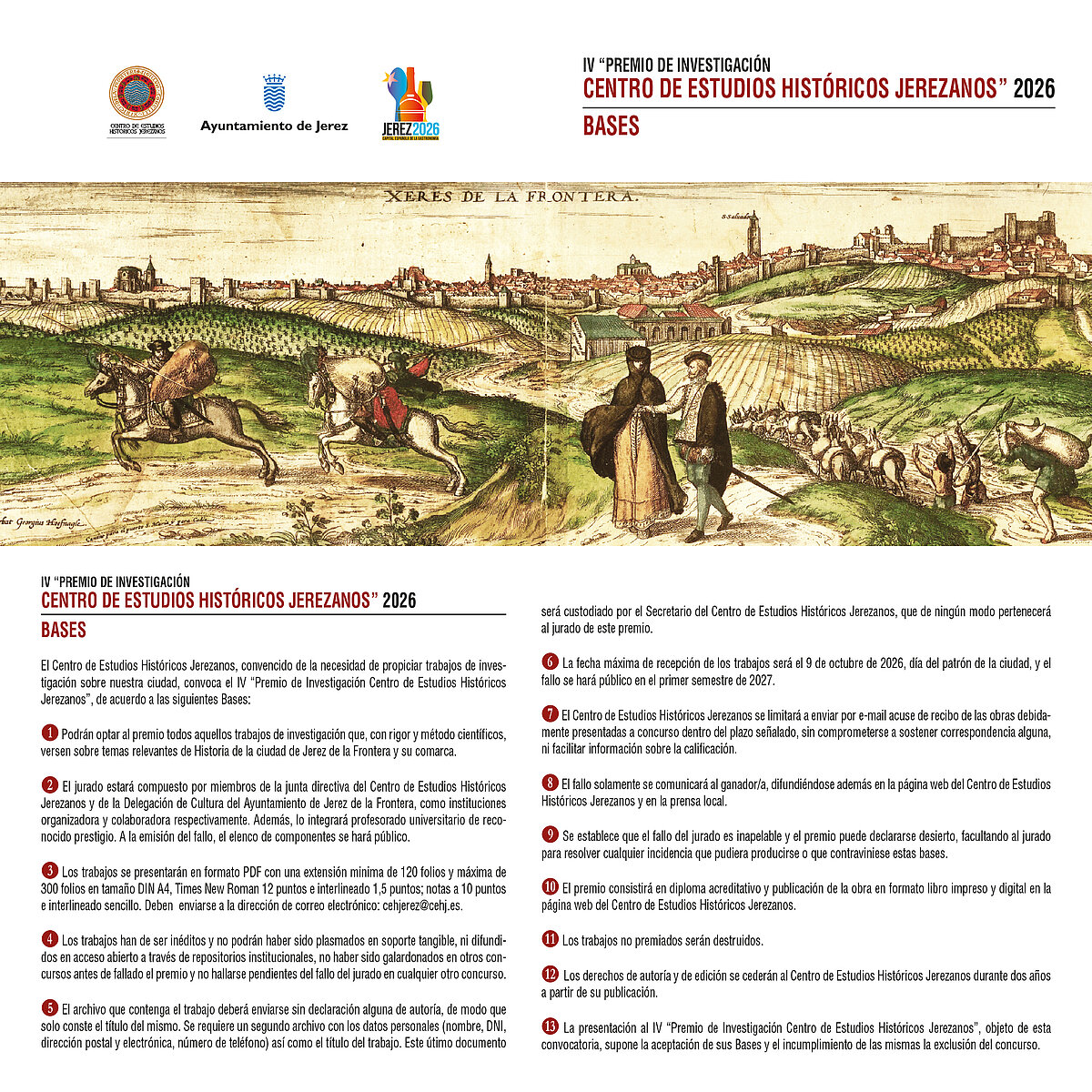 IV Premio de Investigación CEHJ 2026