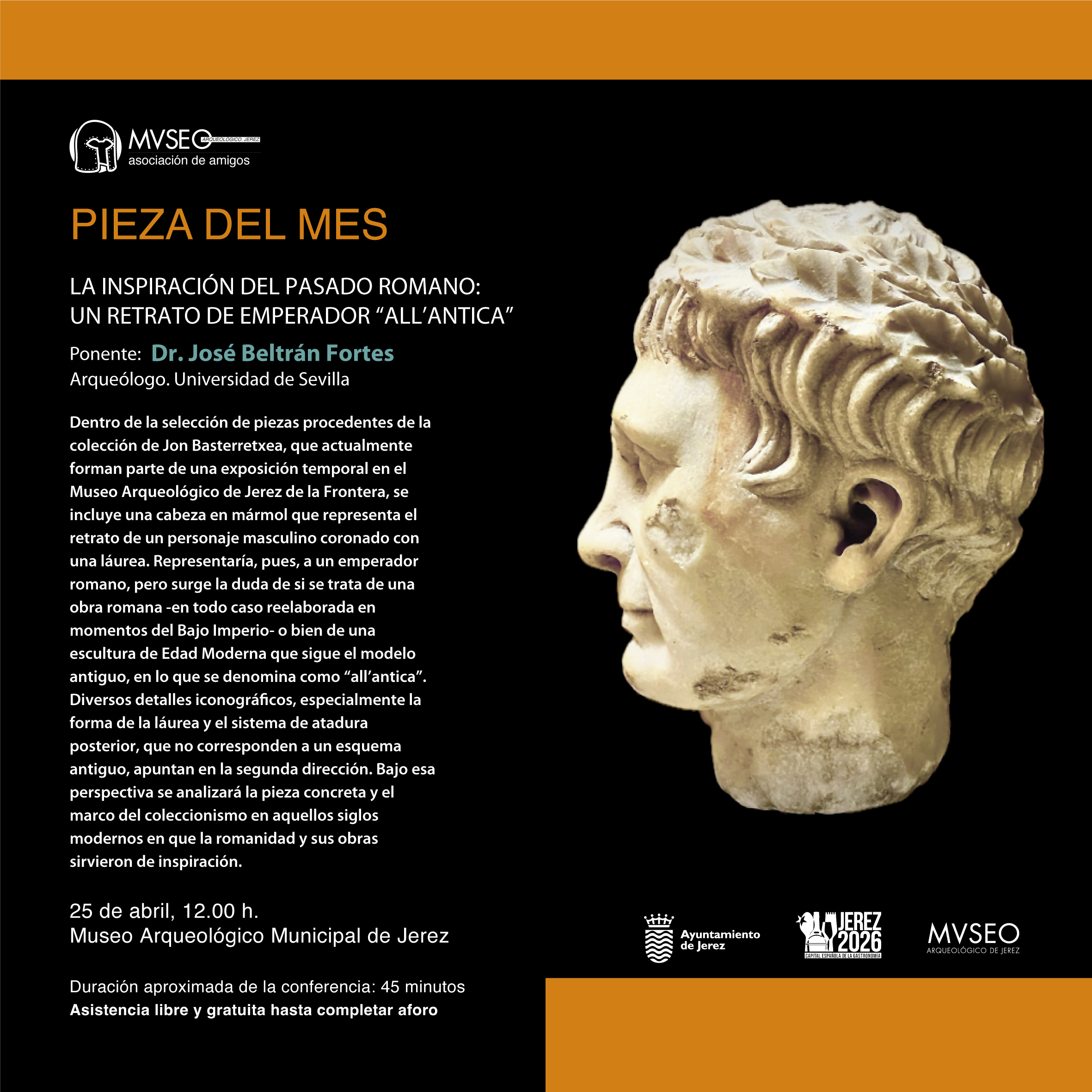 La pieza del mes de abril