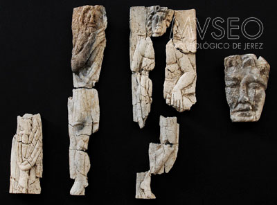 PIECES OF ROMAN FUNERAL BED