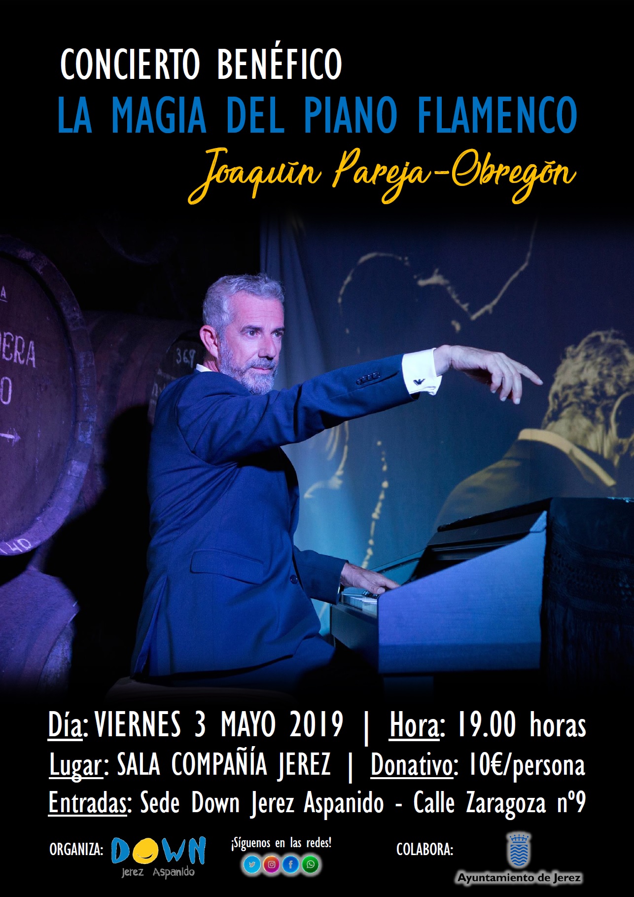 Cartel 'La magia del piano flamenco'