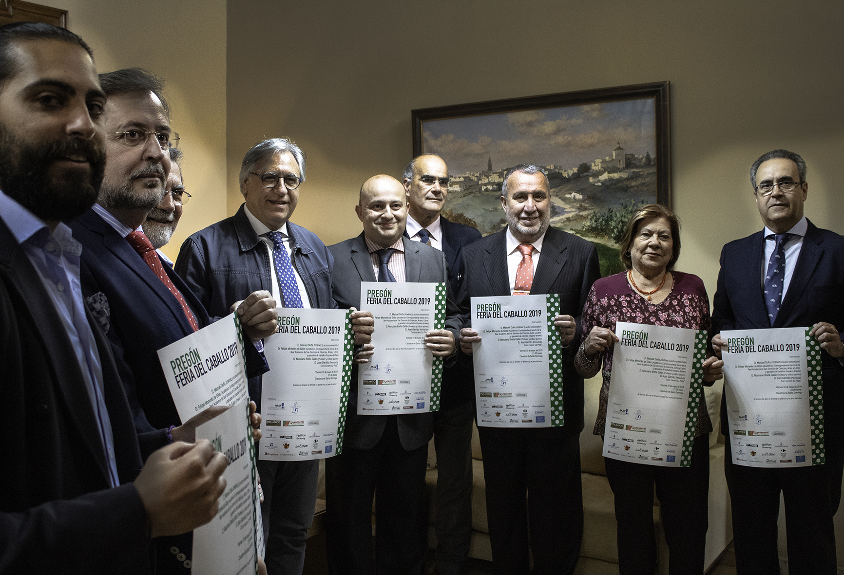 Francisco Camas presenta el cartel del pregón de la Feria del Caballo 2019