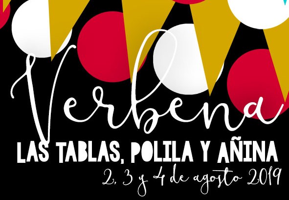 Cartel de la verbena de Las Tablas