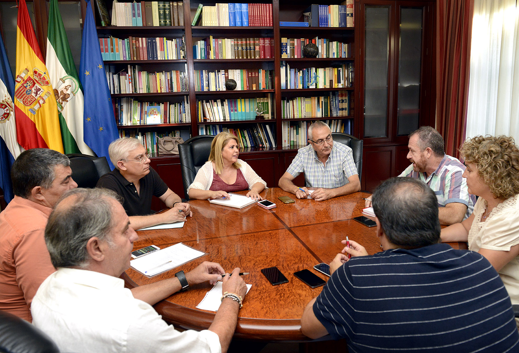 Reunión alcaldesa UGT