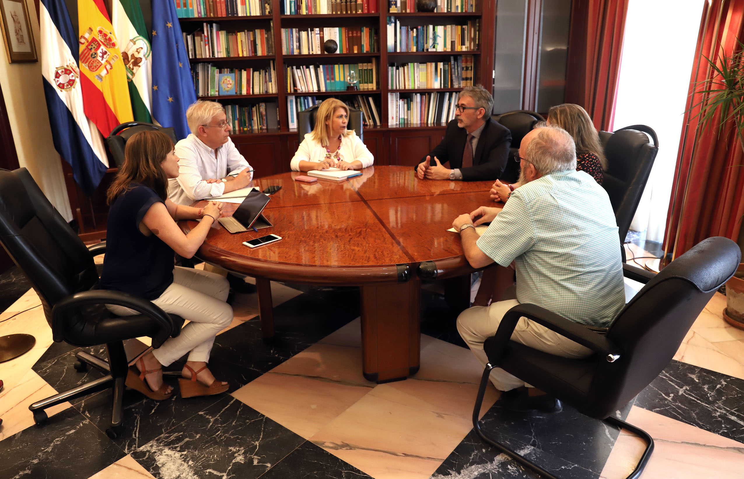 Primer encuentro institucional del rector de la UCA y la alcaldesa de Jerez