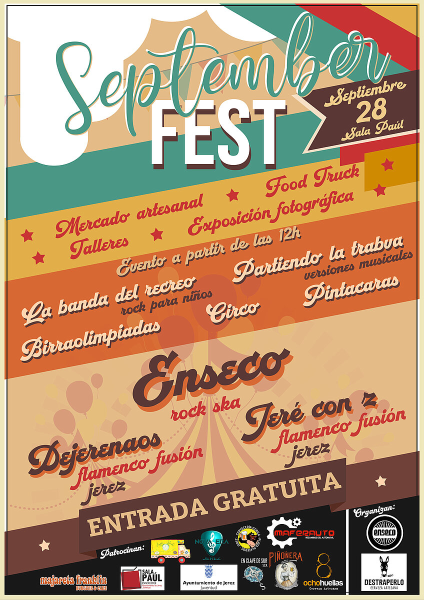 Cartel de la actividad