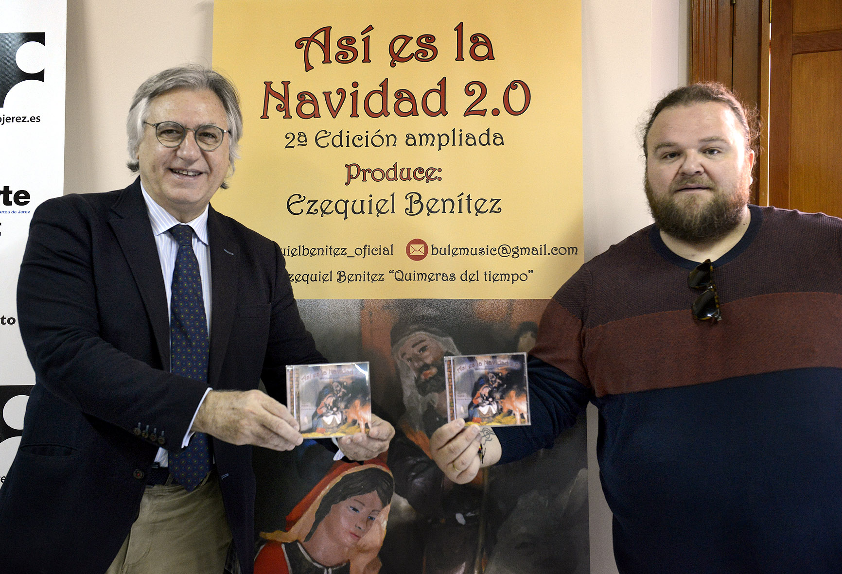 Frnacisco Camas durante la presentación del disco