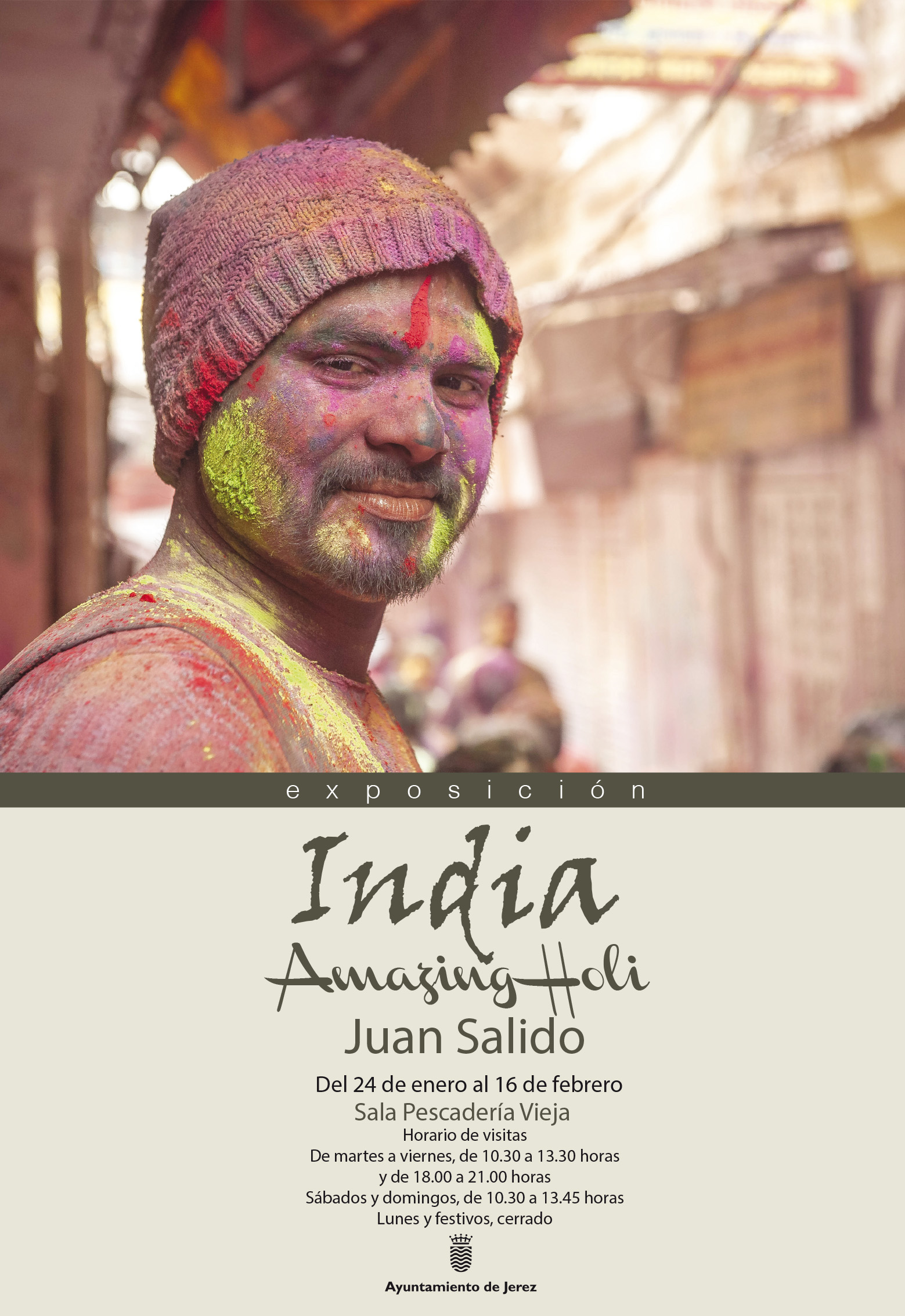 'India. Amazing Holi' permanece en Pescadería Vieja hasta el 16 de febrero