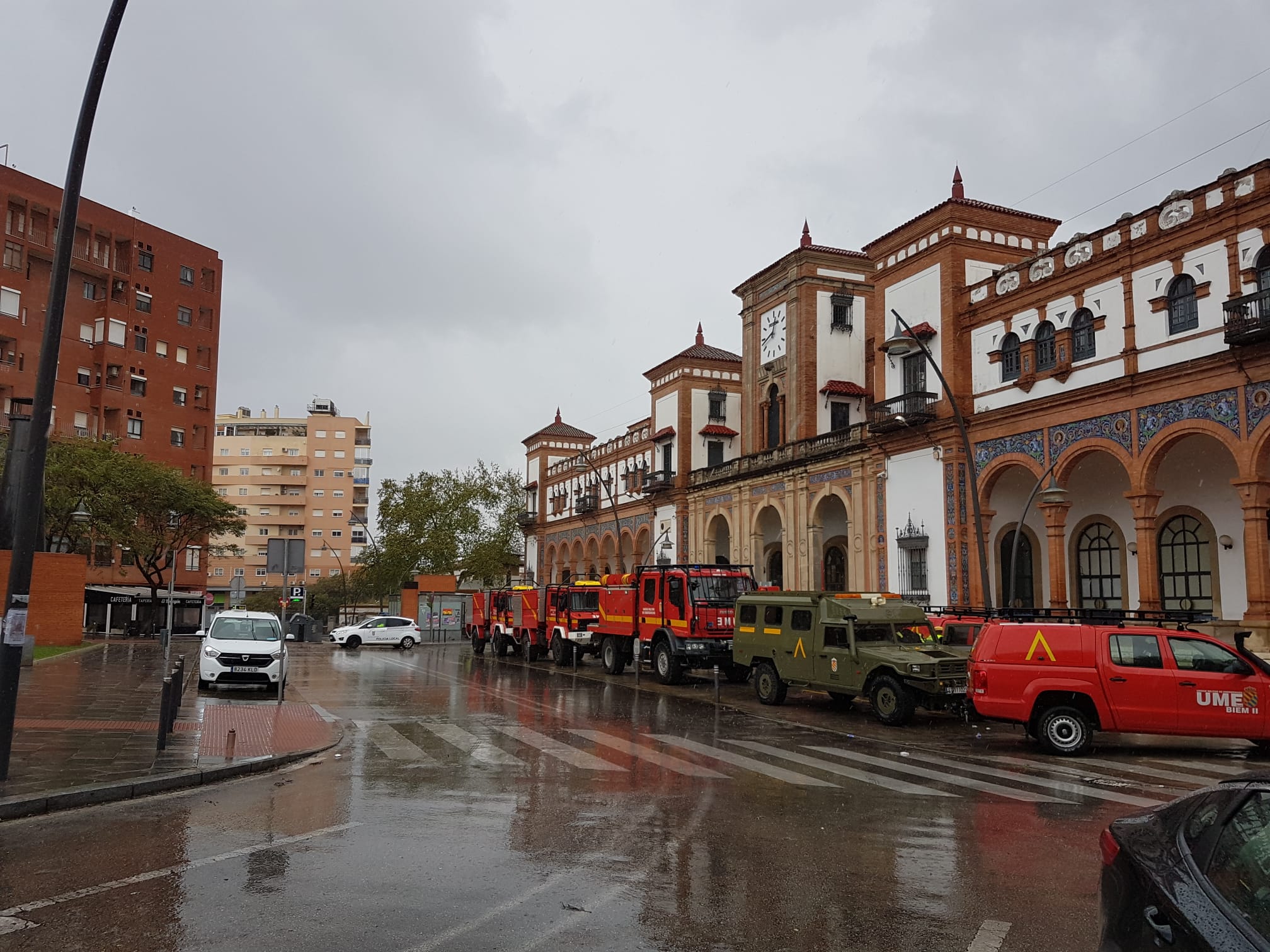 UME en la estación de ferrocarril