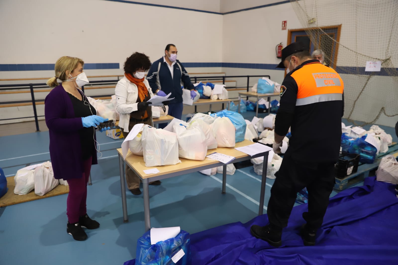 La alcaldesa, Mamen Sánchez, durante las labores d coordinación en el Centro Operativo esta semana Alcaldesa de Jerez