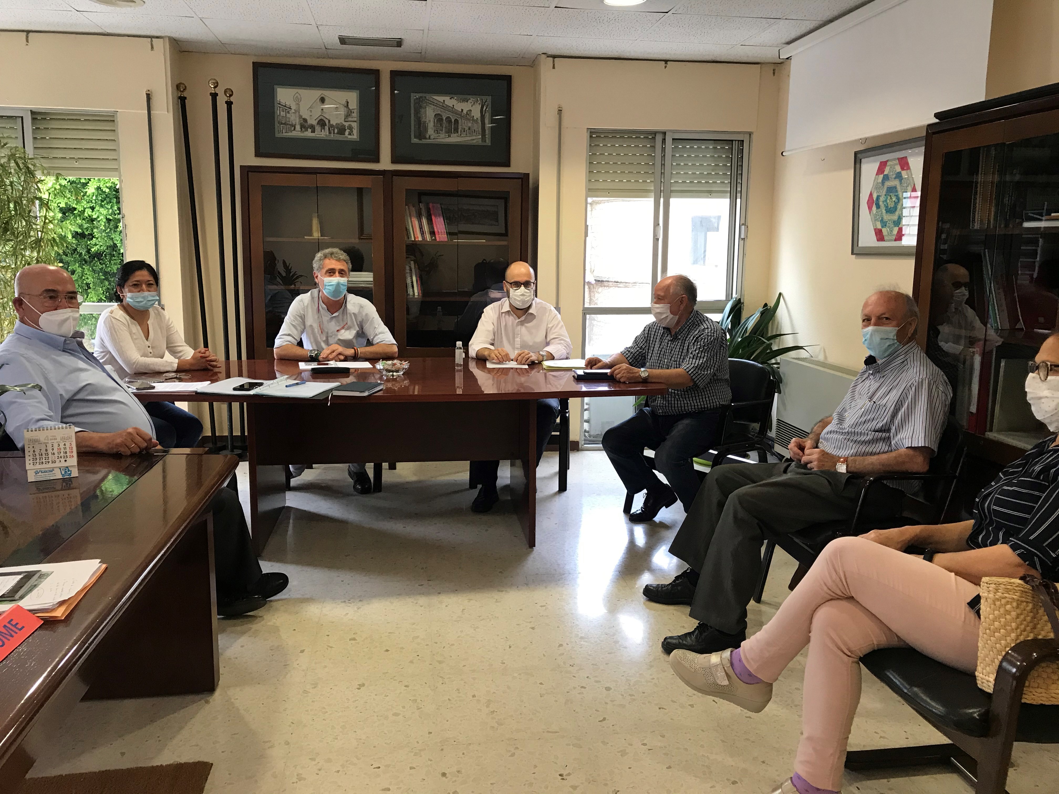 Ana Hérica Ramos durante la reunión
