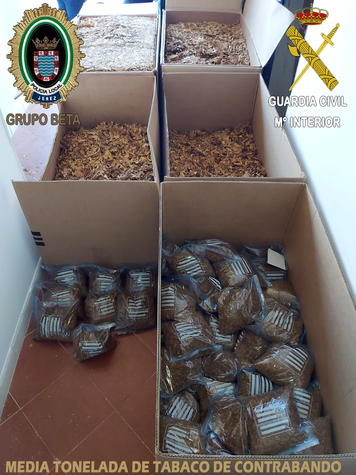 Tabaco incautado