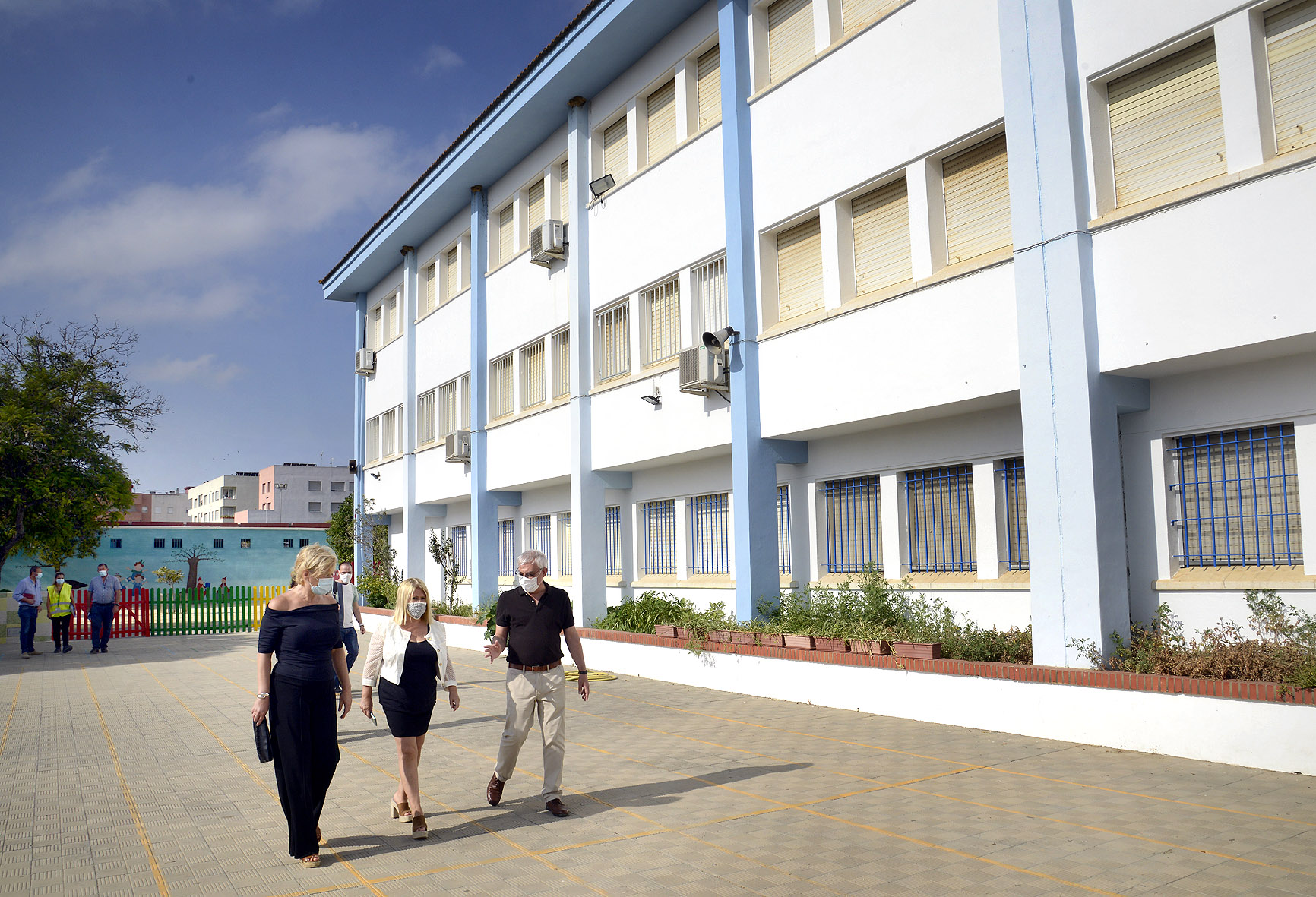 Alcaldesa visita CEIP Ciudad de Jerez