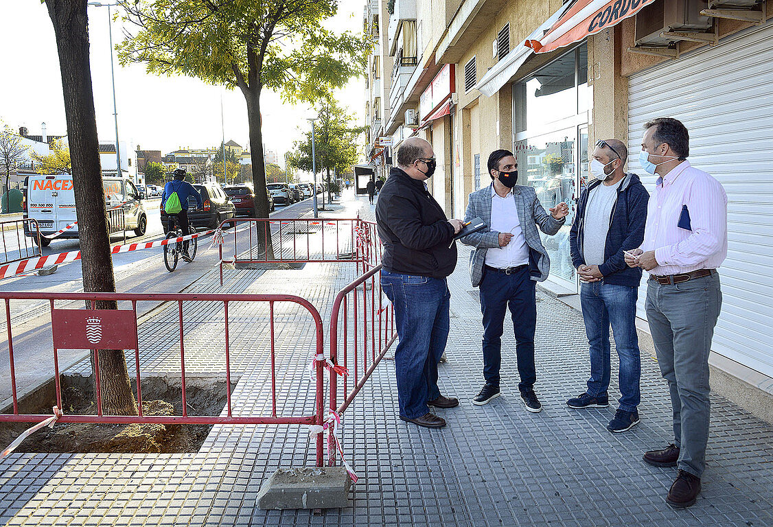 Reforma de acerados en avenida de Arcos