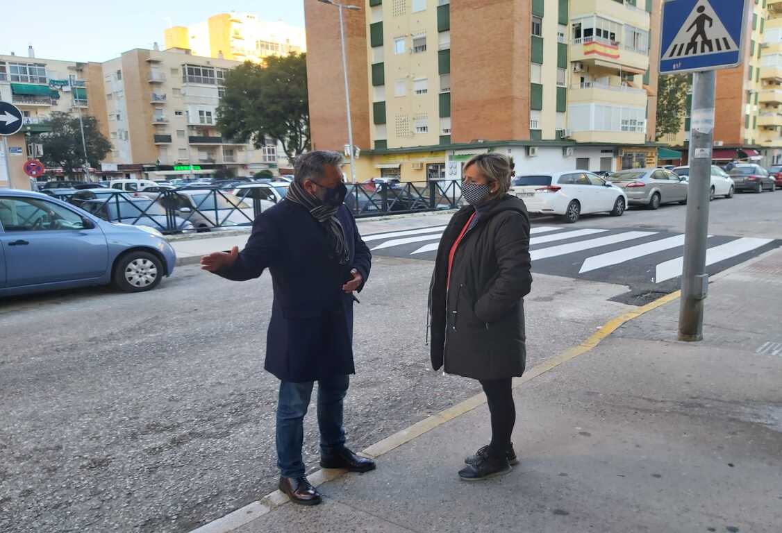 Paso elevado en calle República Saharaui