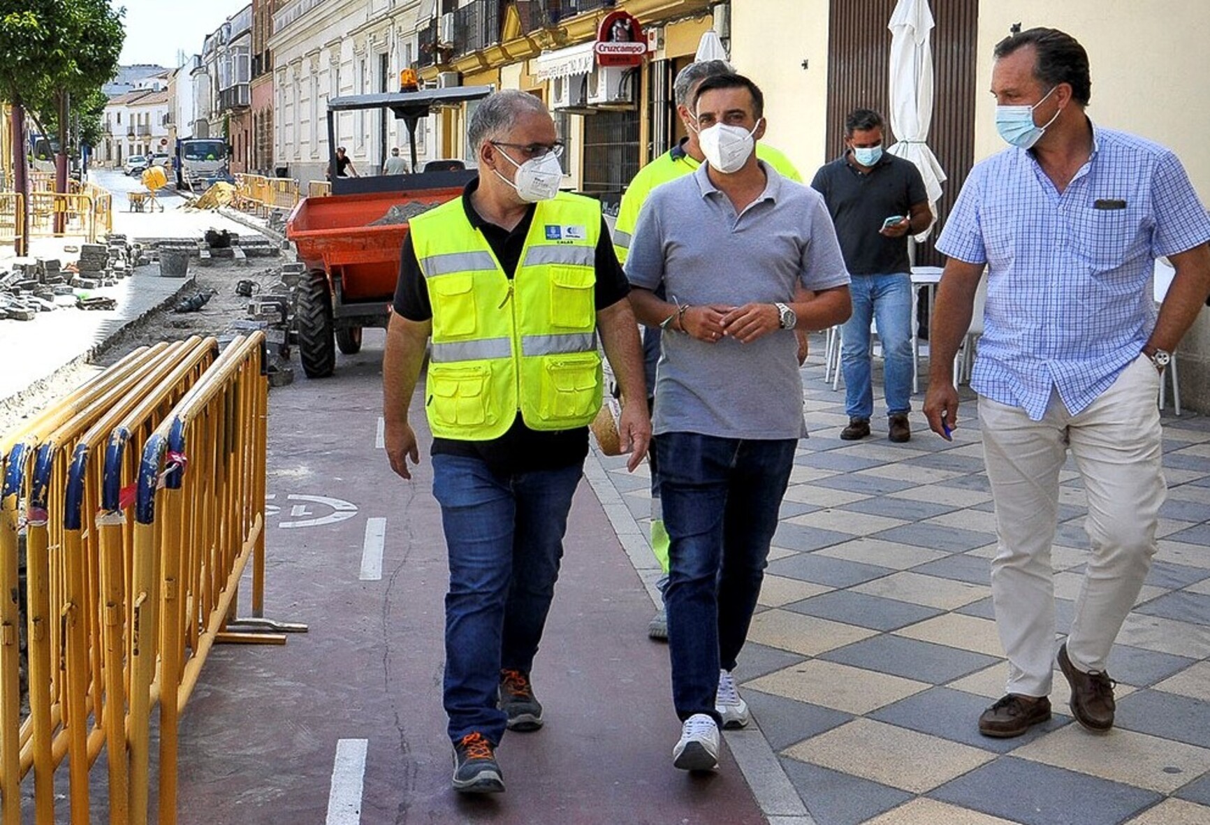 Obras calle Ponce. 