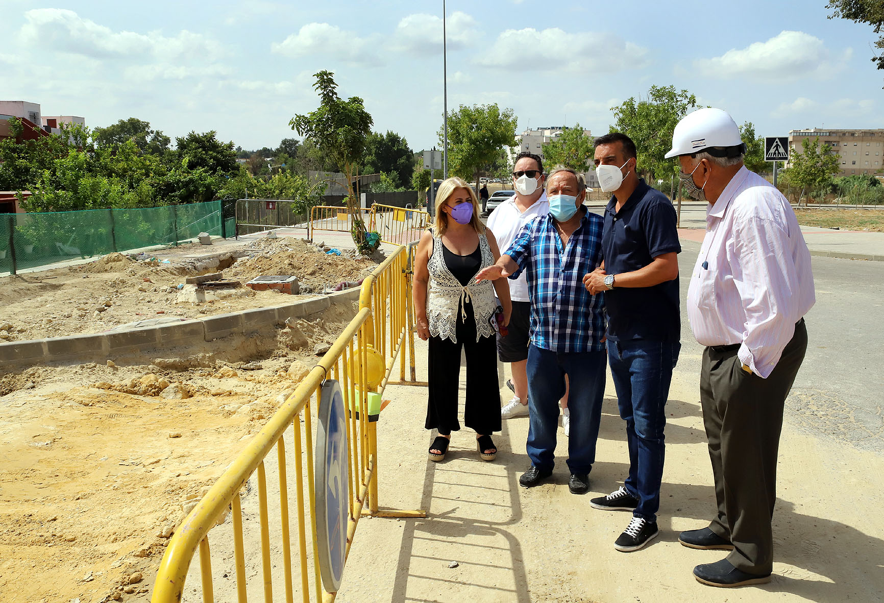 La alcaldesa visita las obras que se ejecutan en La Milagrosa para ...