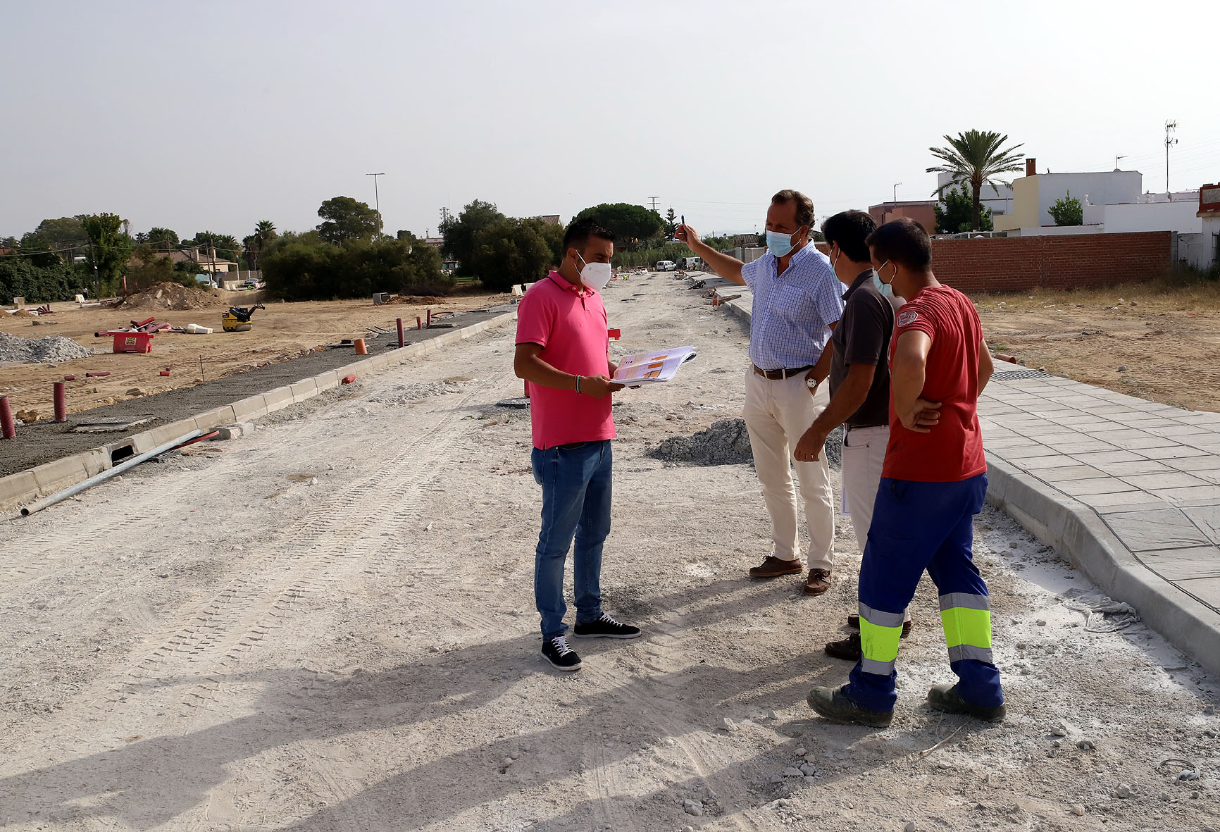 Obras barriada Las Flores
