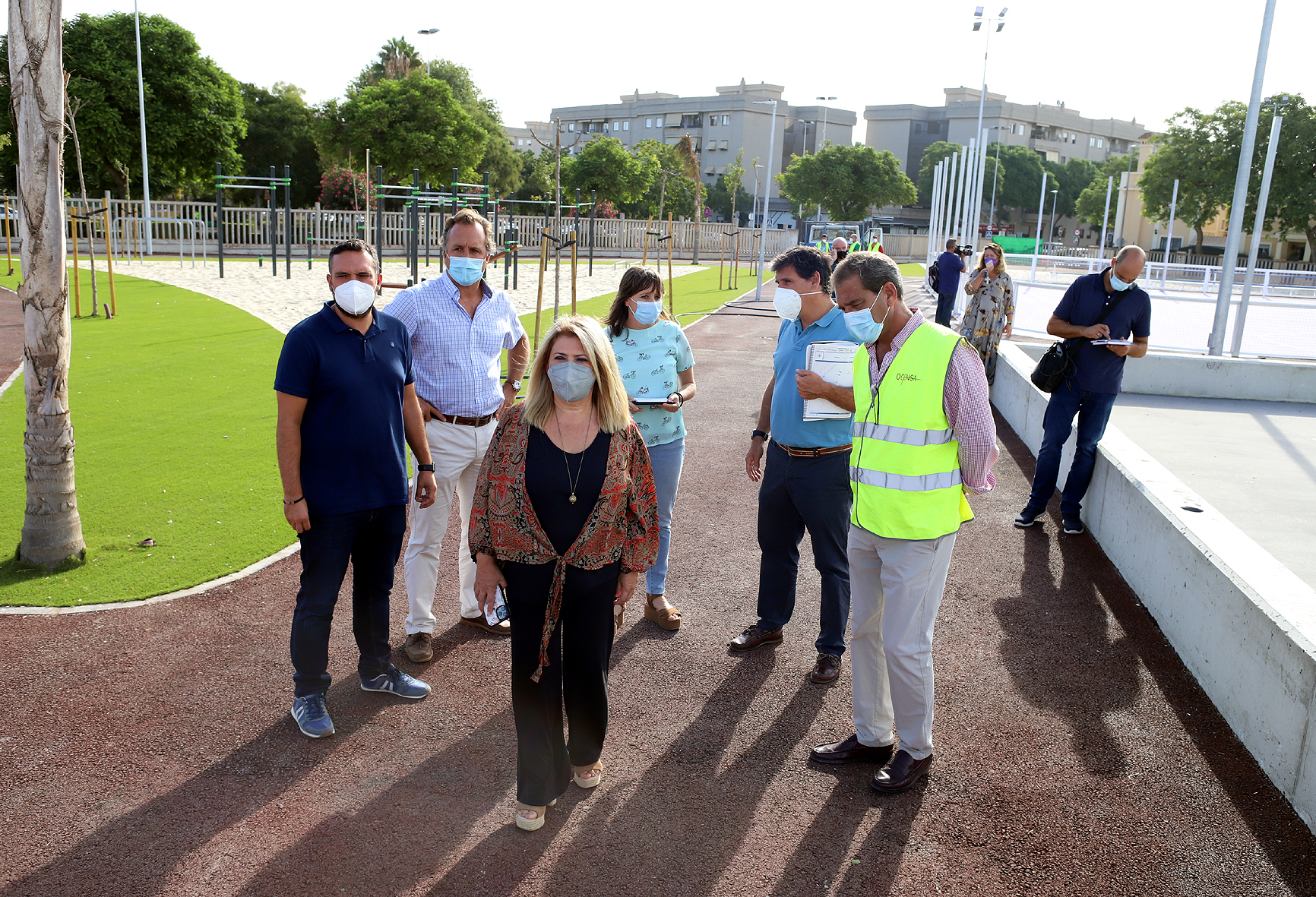 Visita zona multideportiva