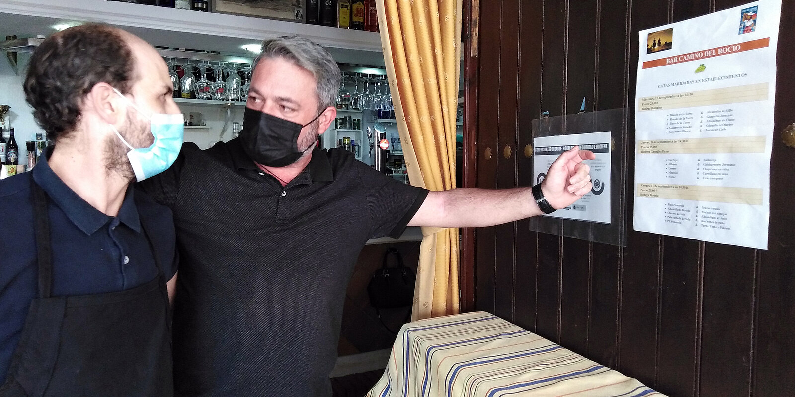Rubén Pérez visita Bar Camino del Rocío