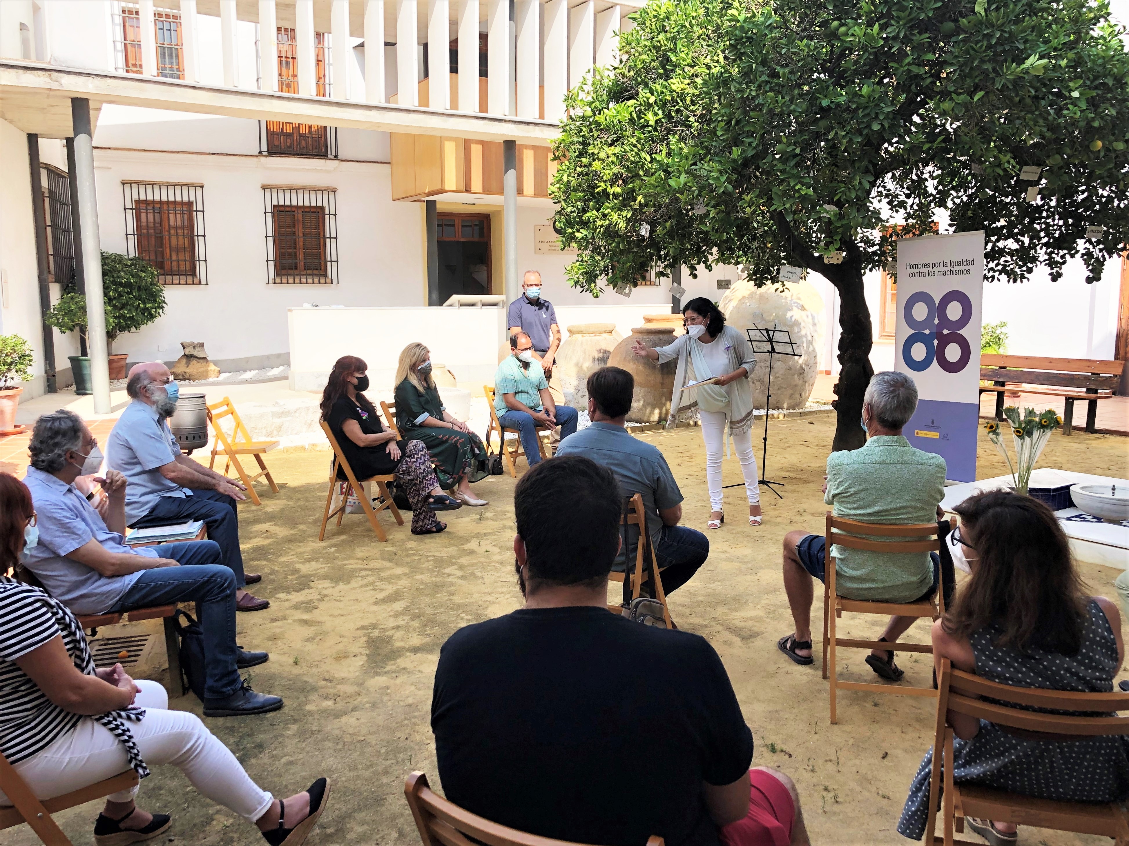 Ana Hérica durante la actividad
