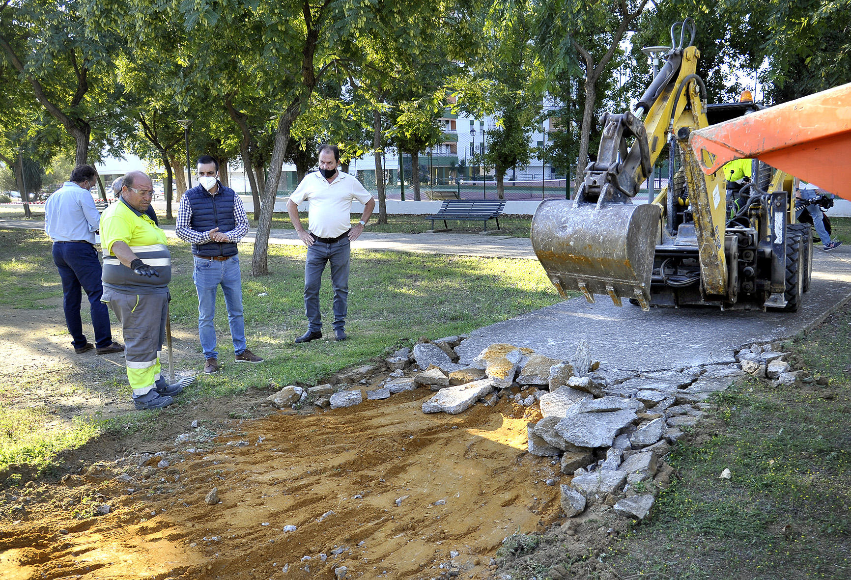 Obras en el Almendral