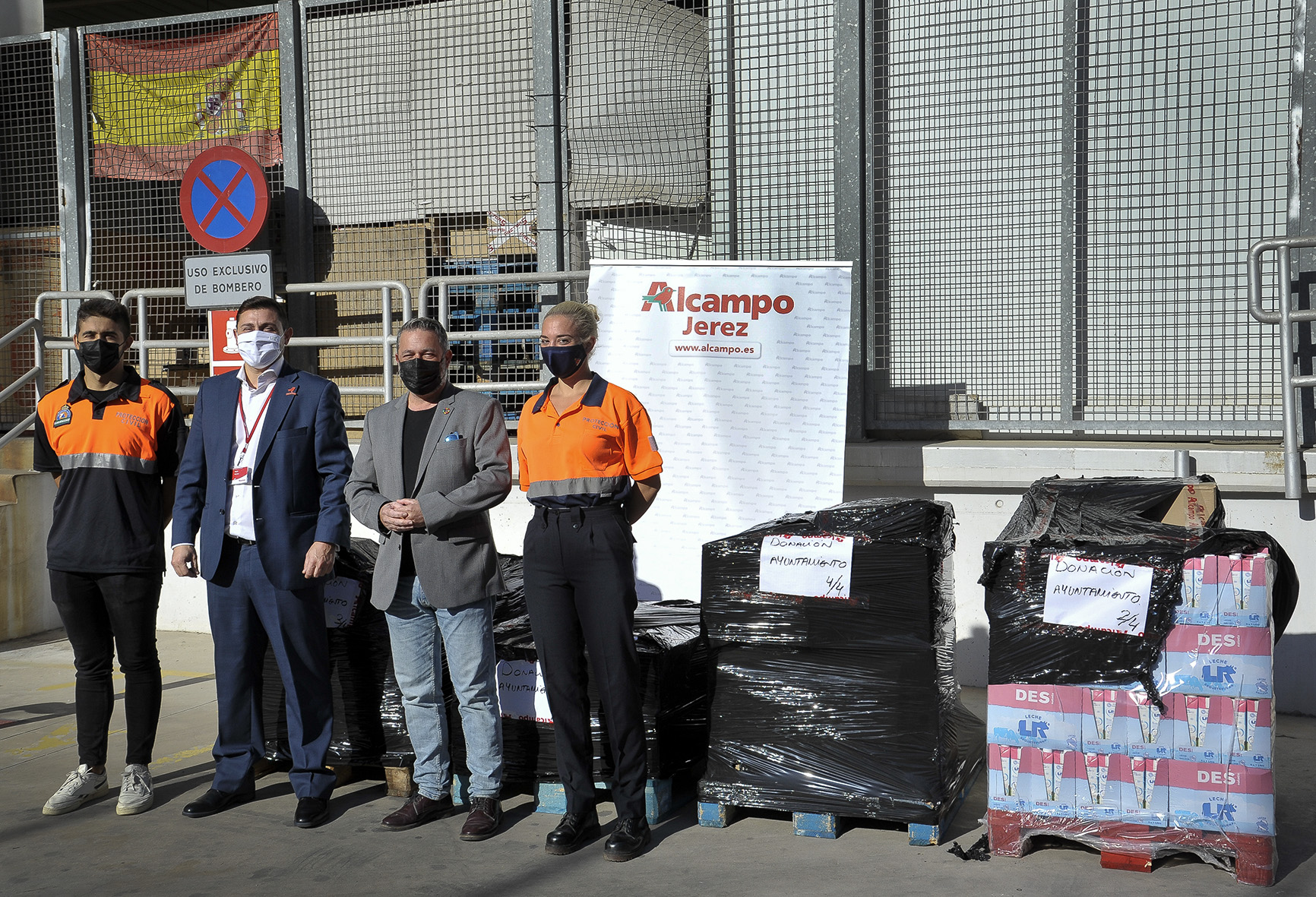 Entrega de alimentos Al Campo Jerez