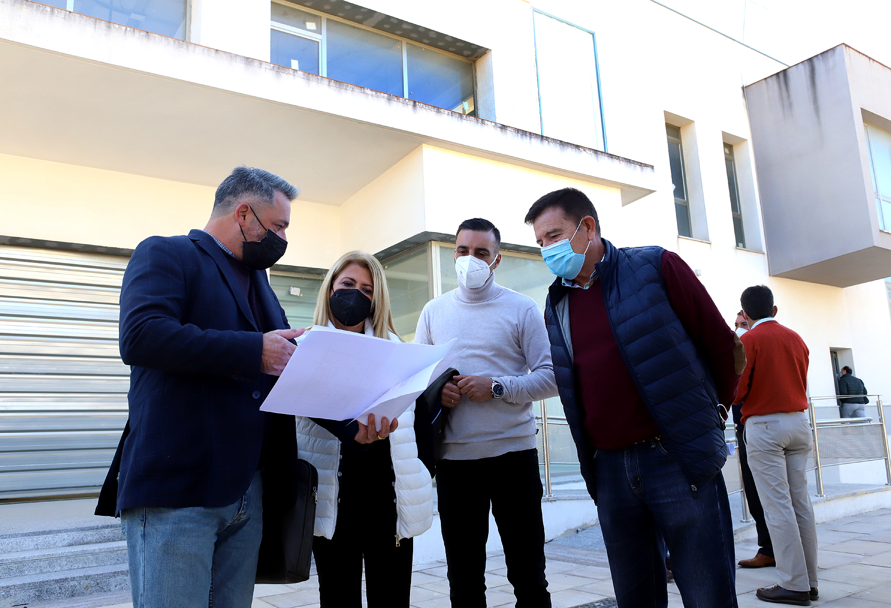 Visita obras Jefatura de Policía Local