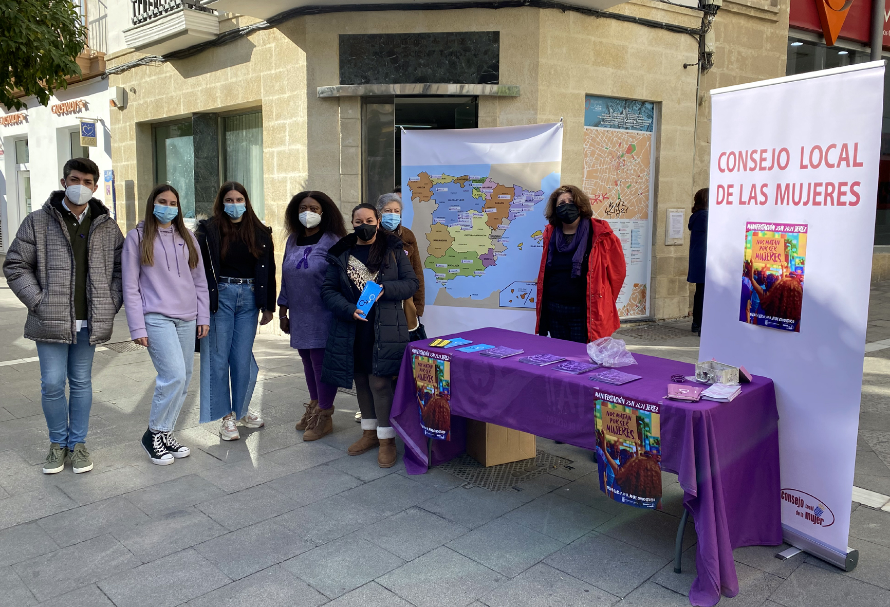 Mesa informativa 25N Consejo de las Mujeres