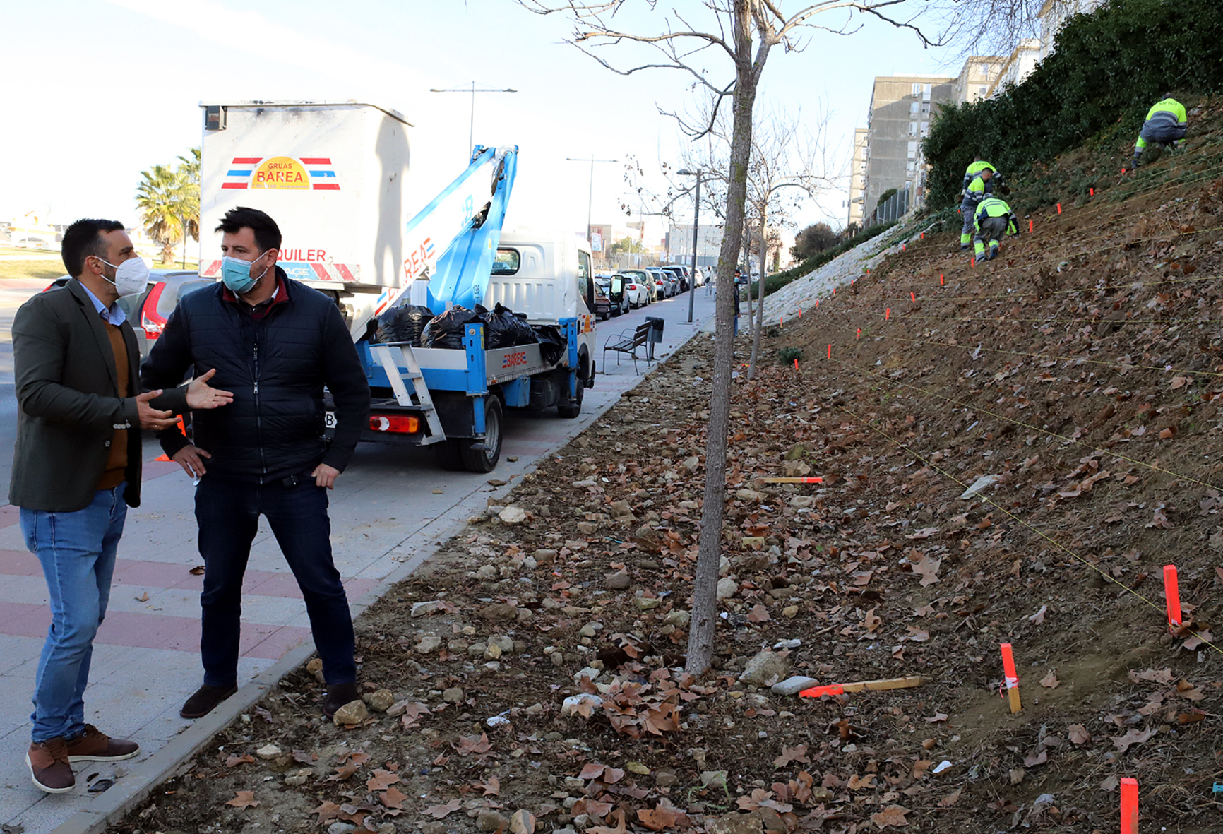 Talud avenida Reina Sofía