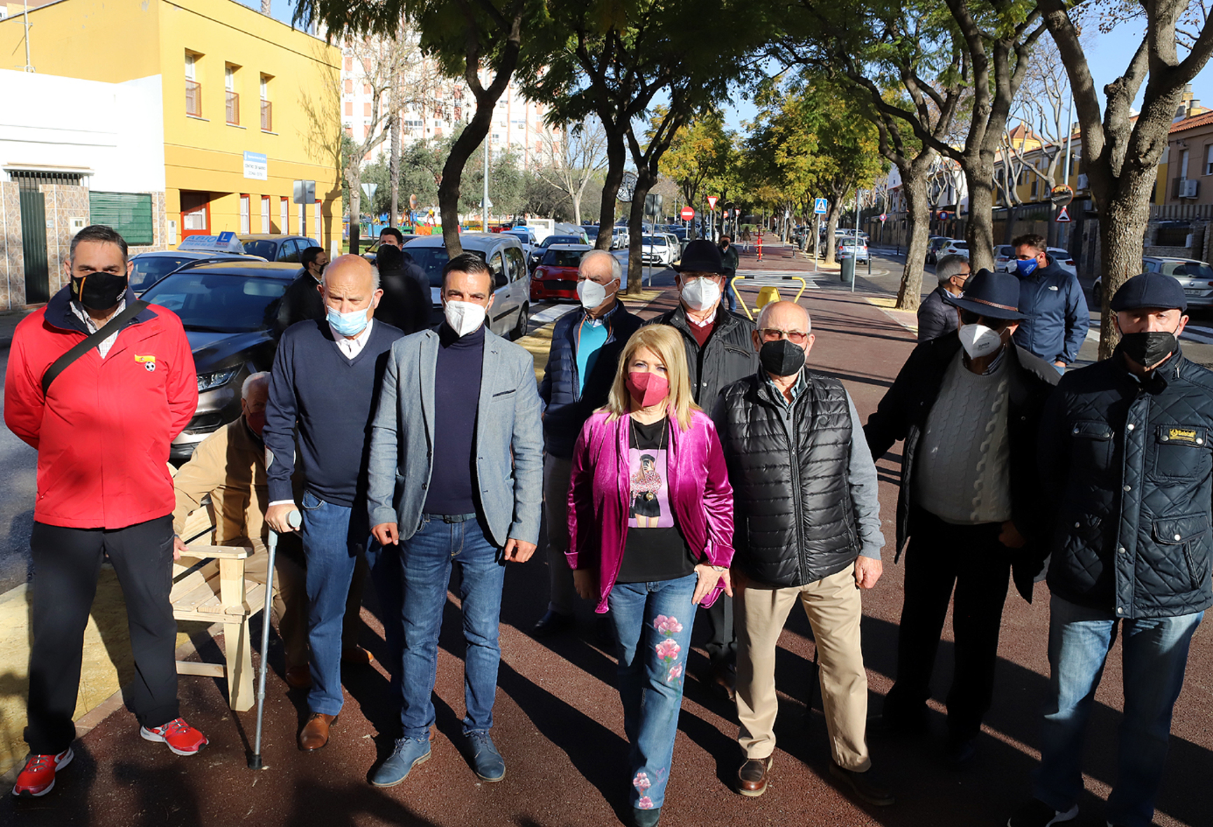 Inauguración bulevar Olivar de Rivero