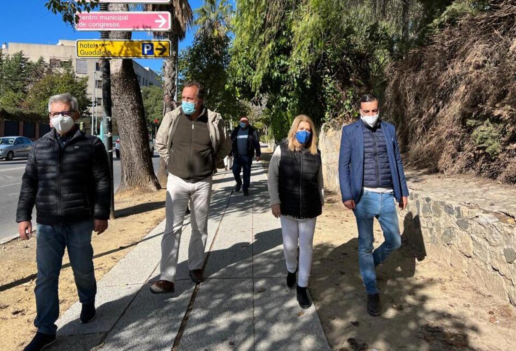 Reforma acerados avenida Cruz Roja