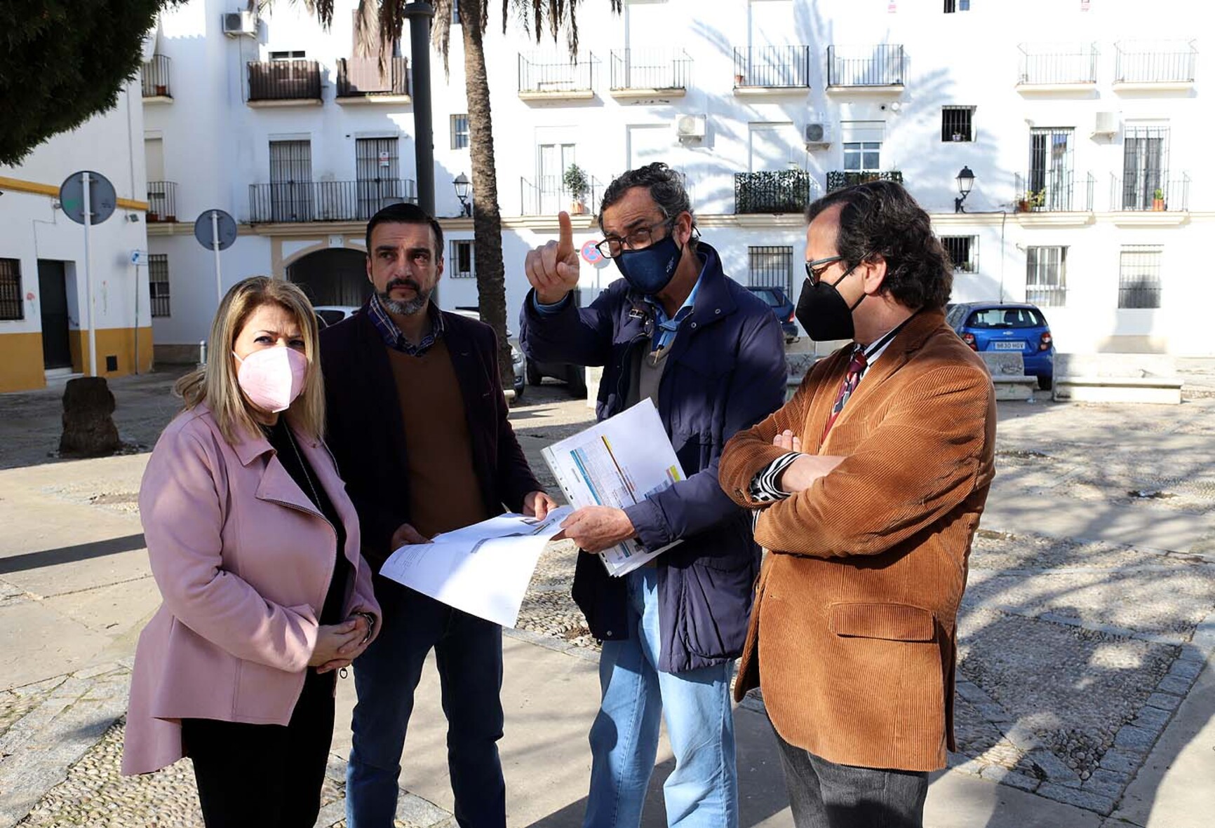 Inicio de las obras en plaza Salvador Allende