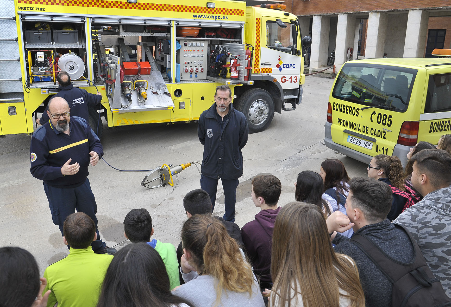 'Jerez Educa' en el Parque de Bomberos
