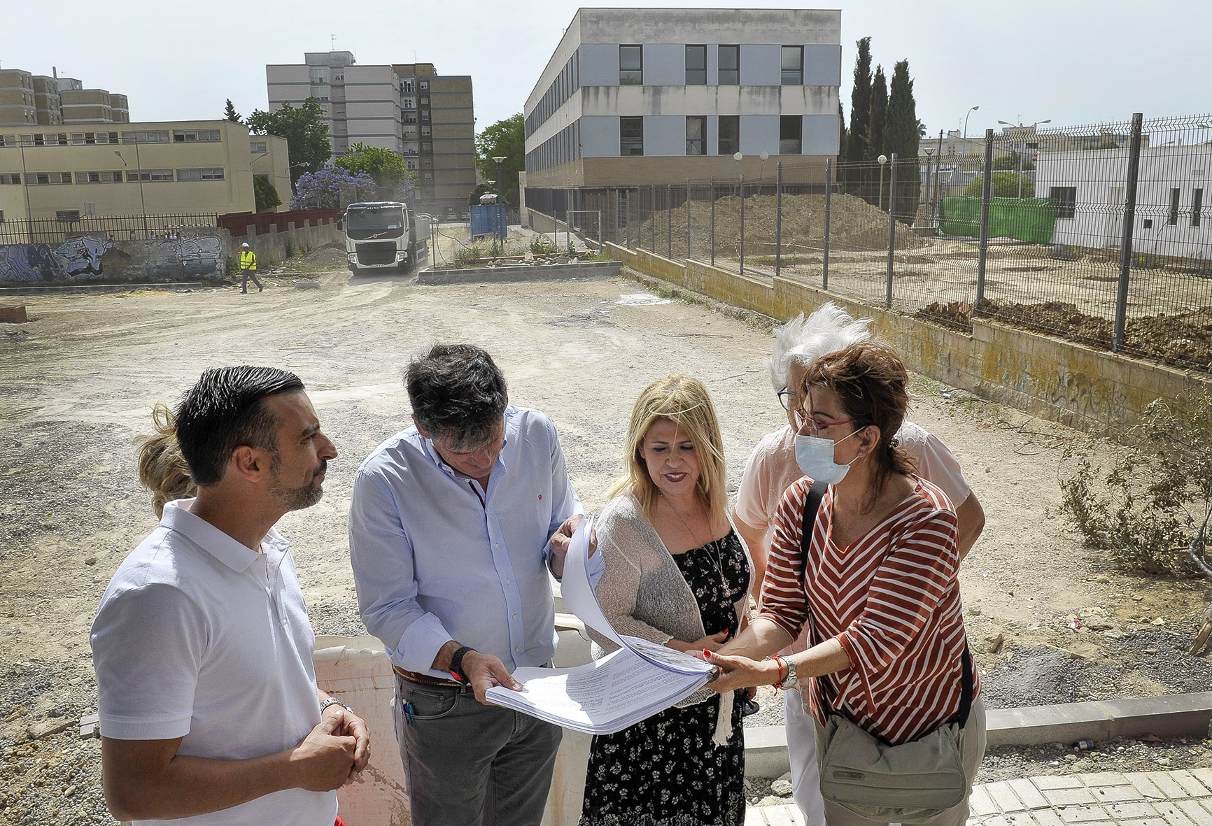 Avance obras en San Benito
