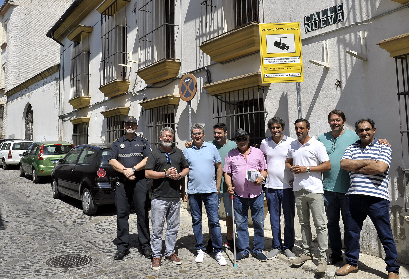 Seguridad calle Nueva