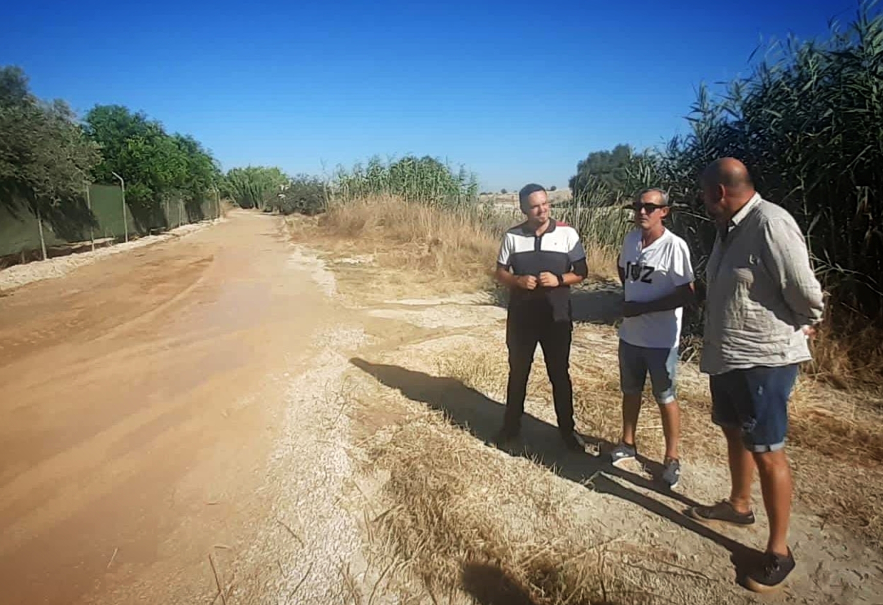 Obras Cañada Carrillo en El Portal