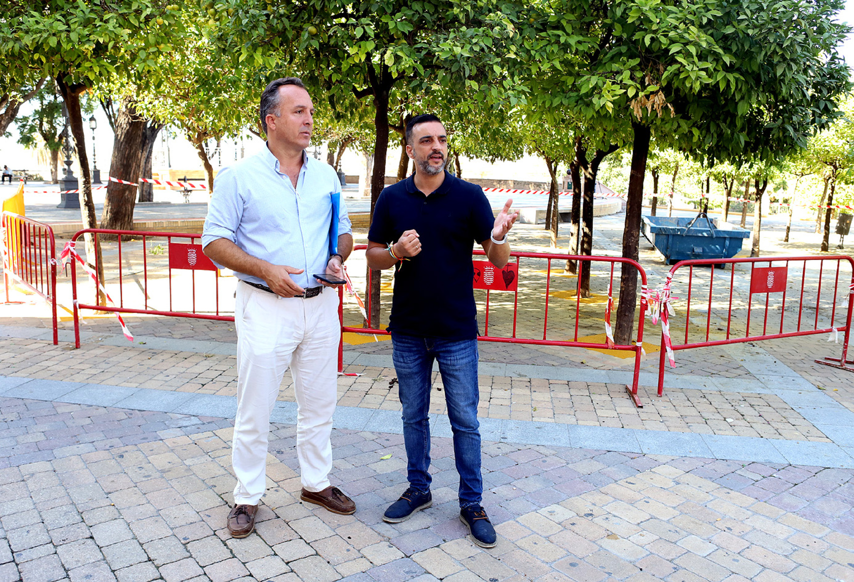 Obras entorno Alcázar