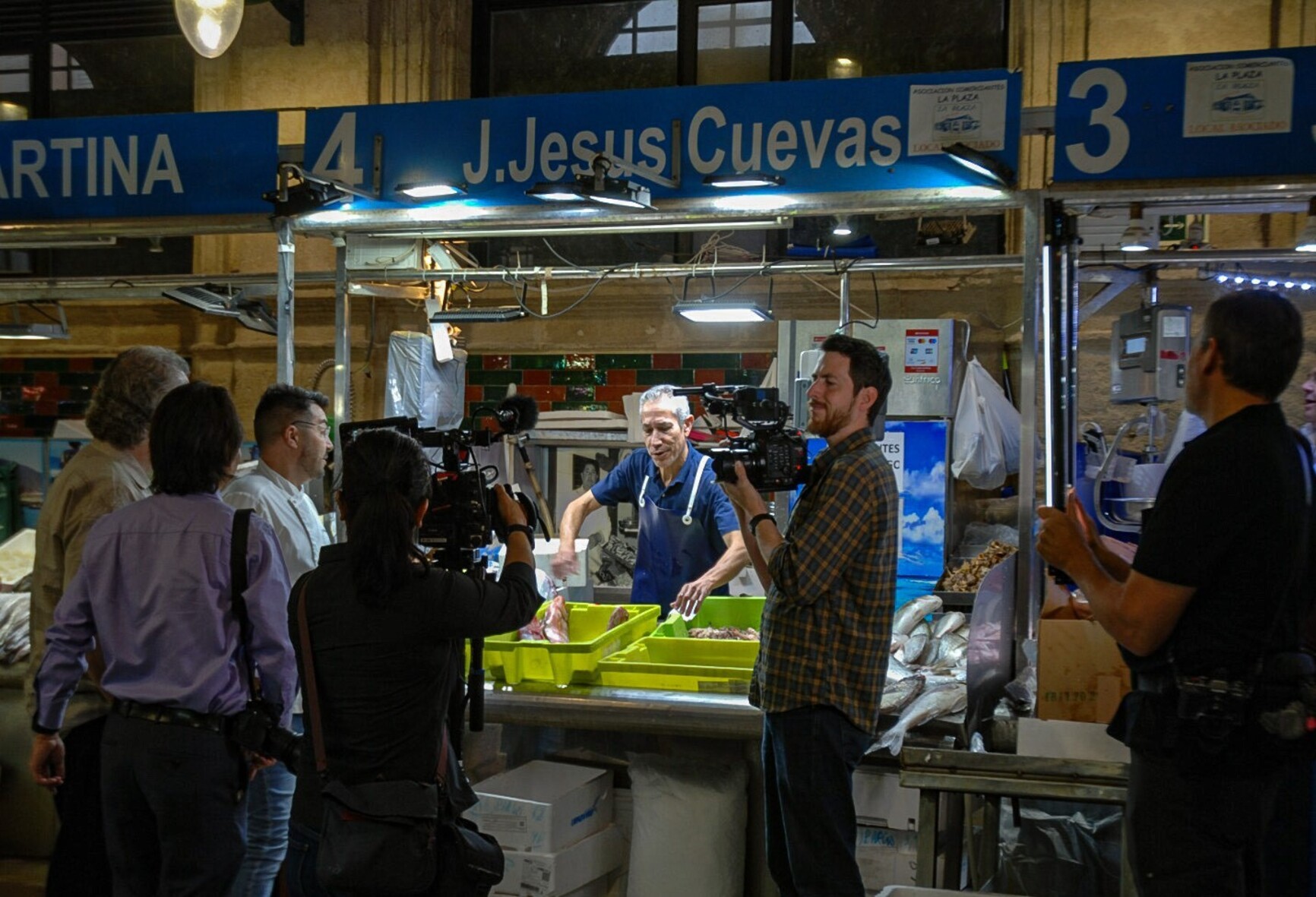 Rodaje en Mercado de Abastos