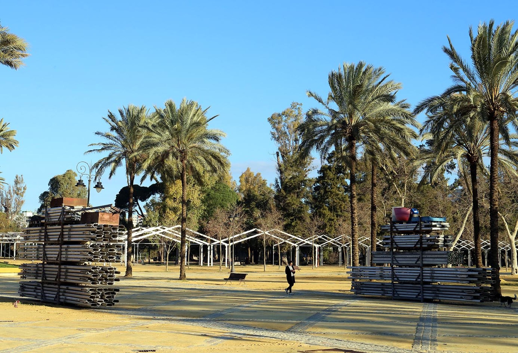 Montaje casetas Feria Jerez