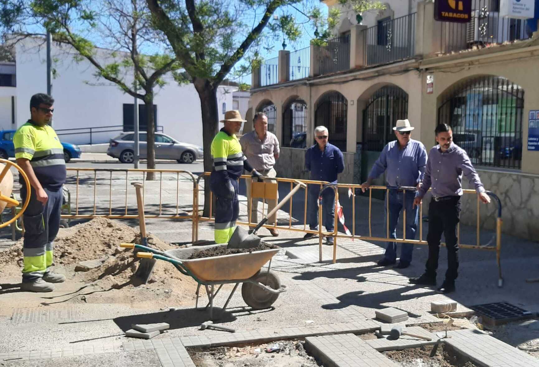 Obras en Plaza San Rafael