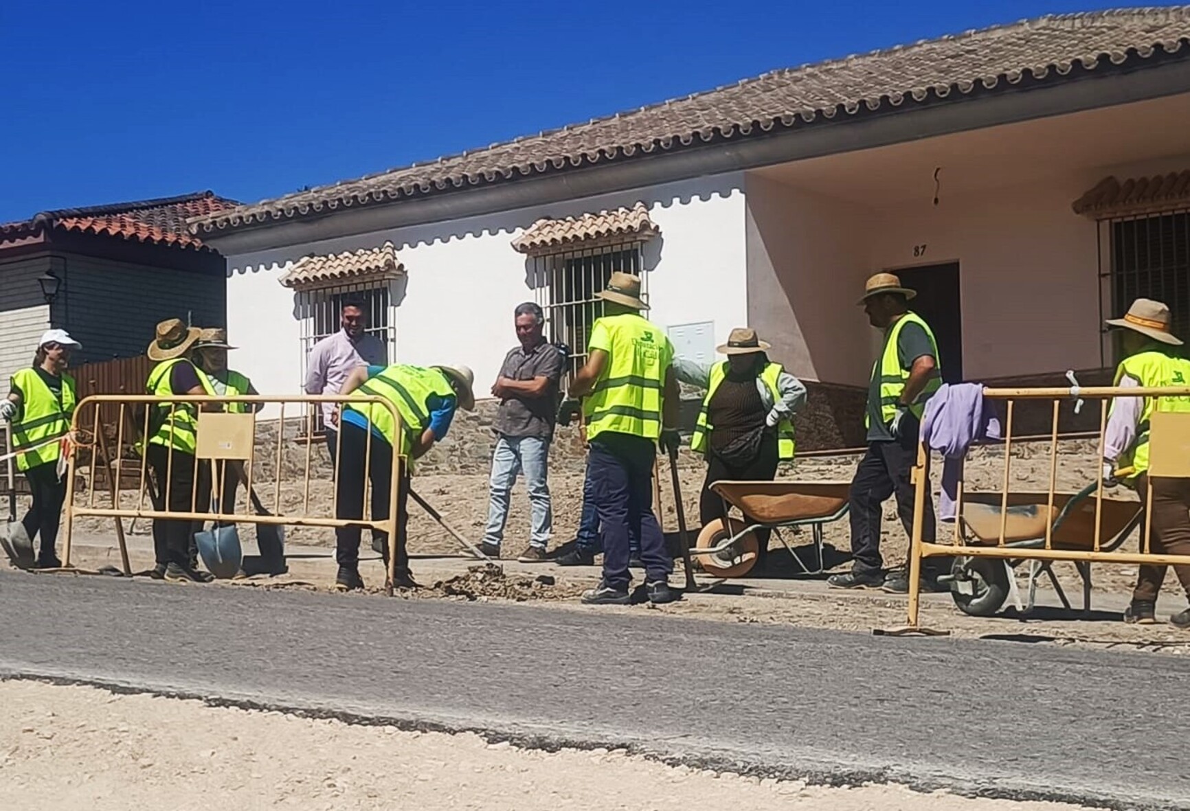 Obras en Gibalbín