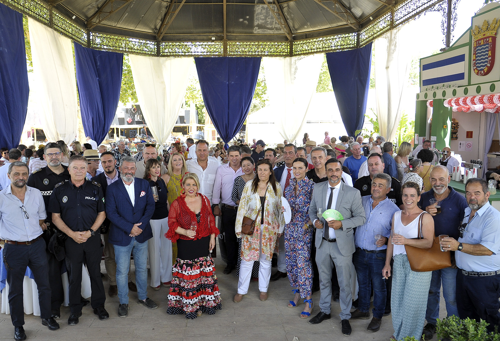 Alcaldesa recepción trabajadores municipales