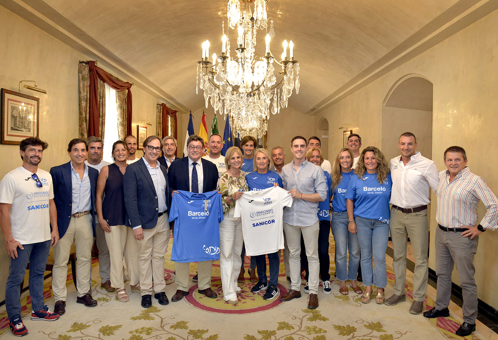 Recepción al Jerez Natación Máster