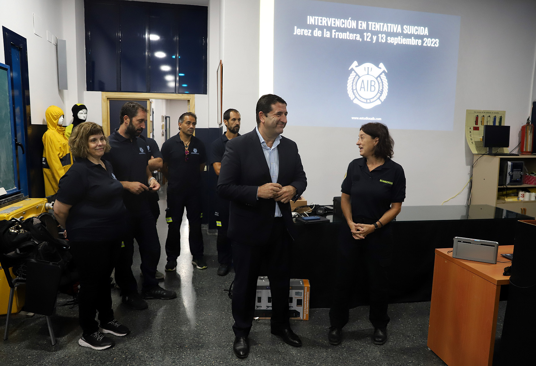 Curso del parque de bomberos