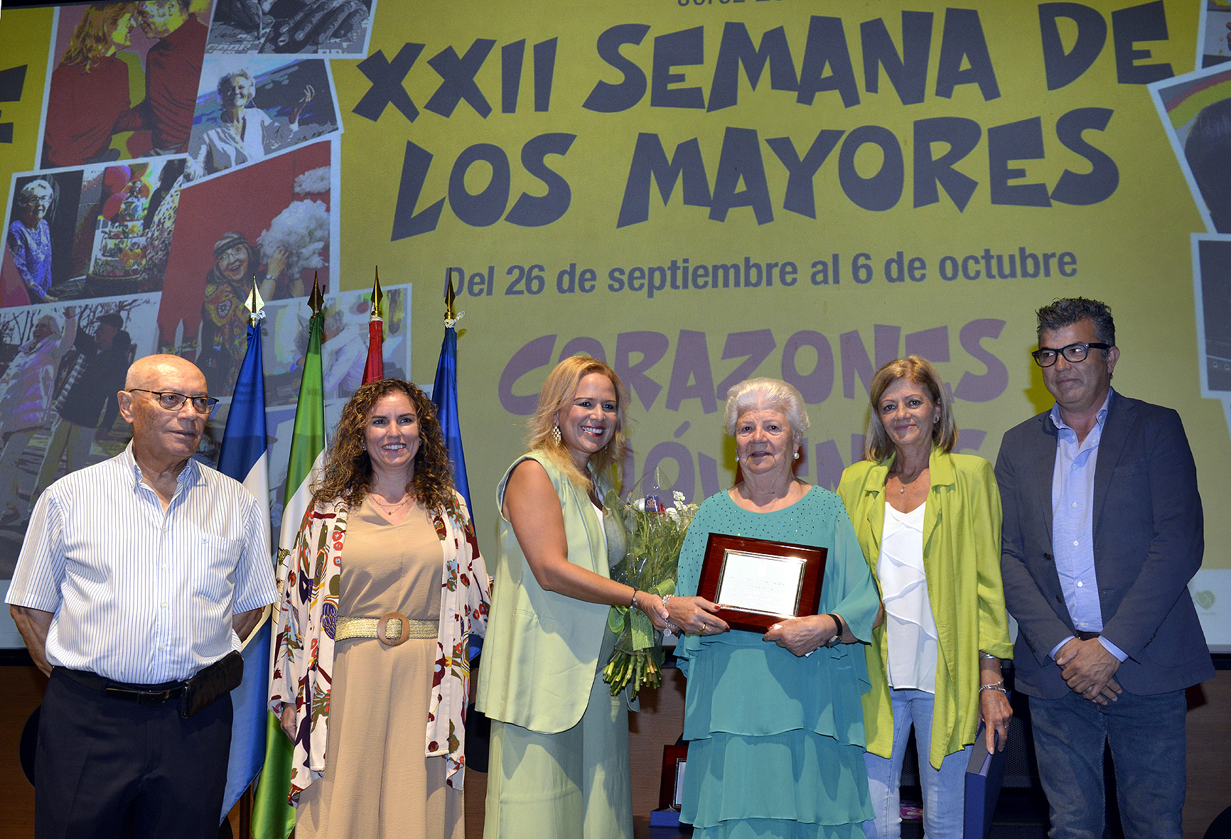 Las delegadas durante el acto