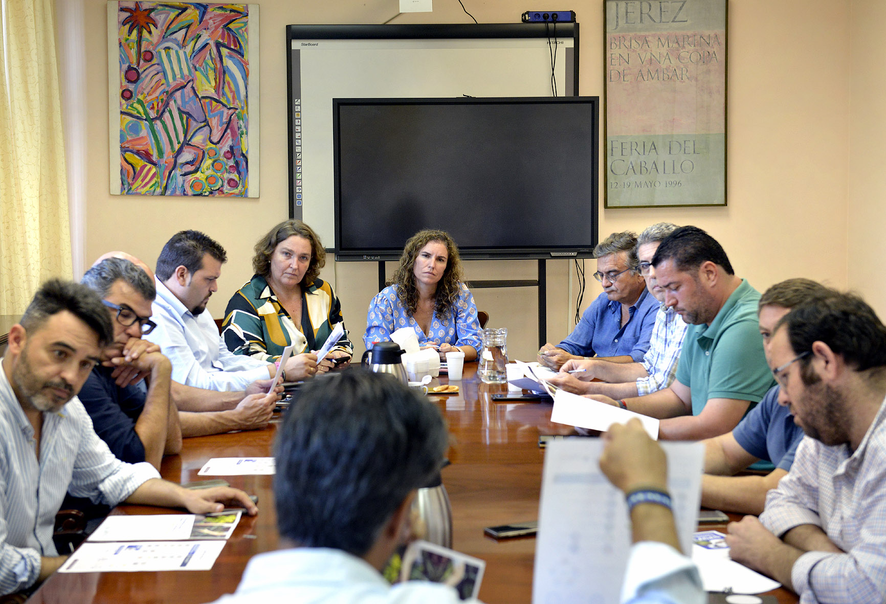 Reunión alcaldesa pedáneos