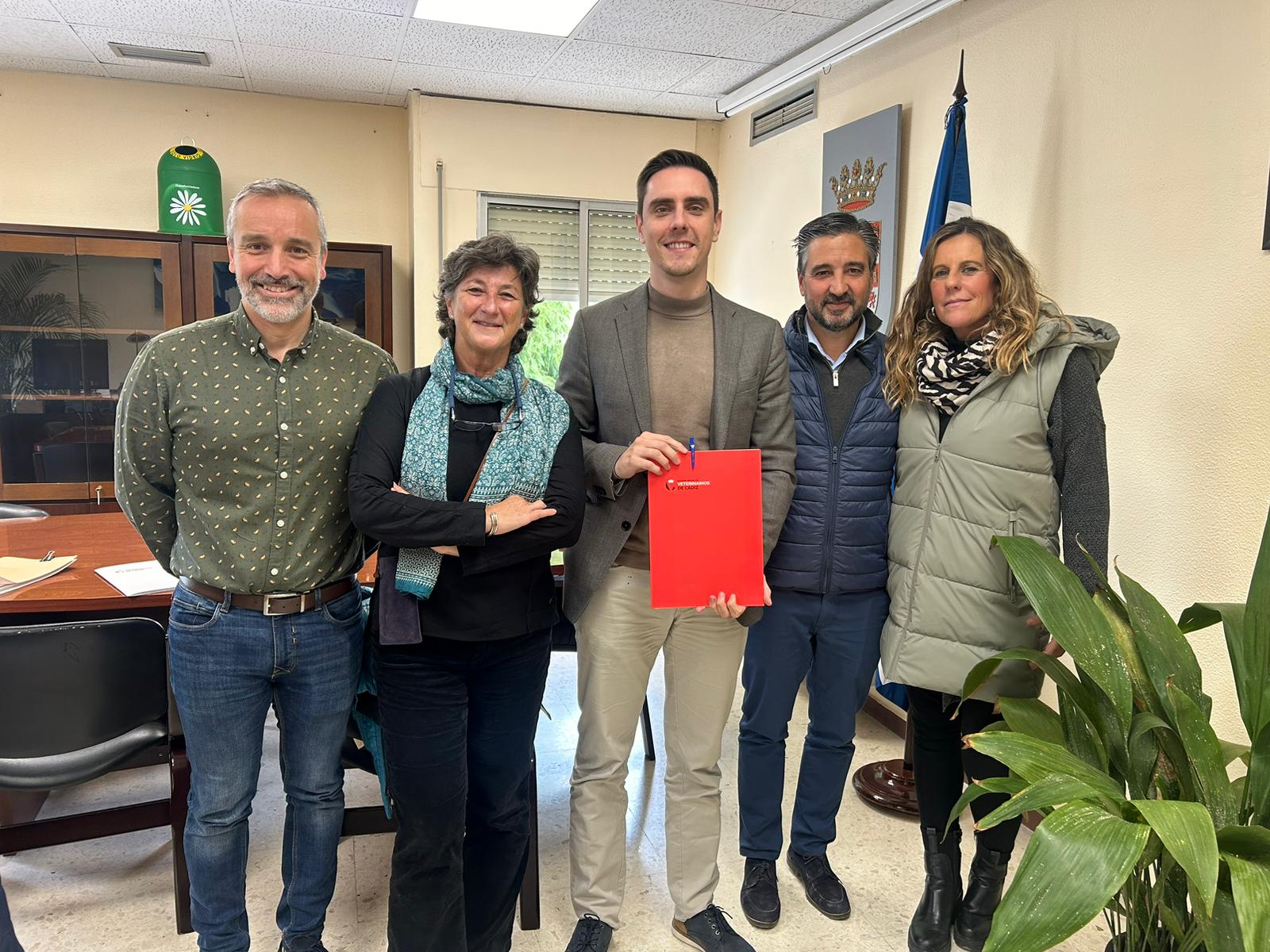 Jaime Espinar tras la firma del convenio