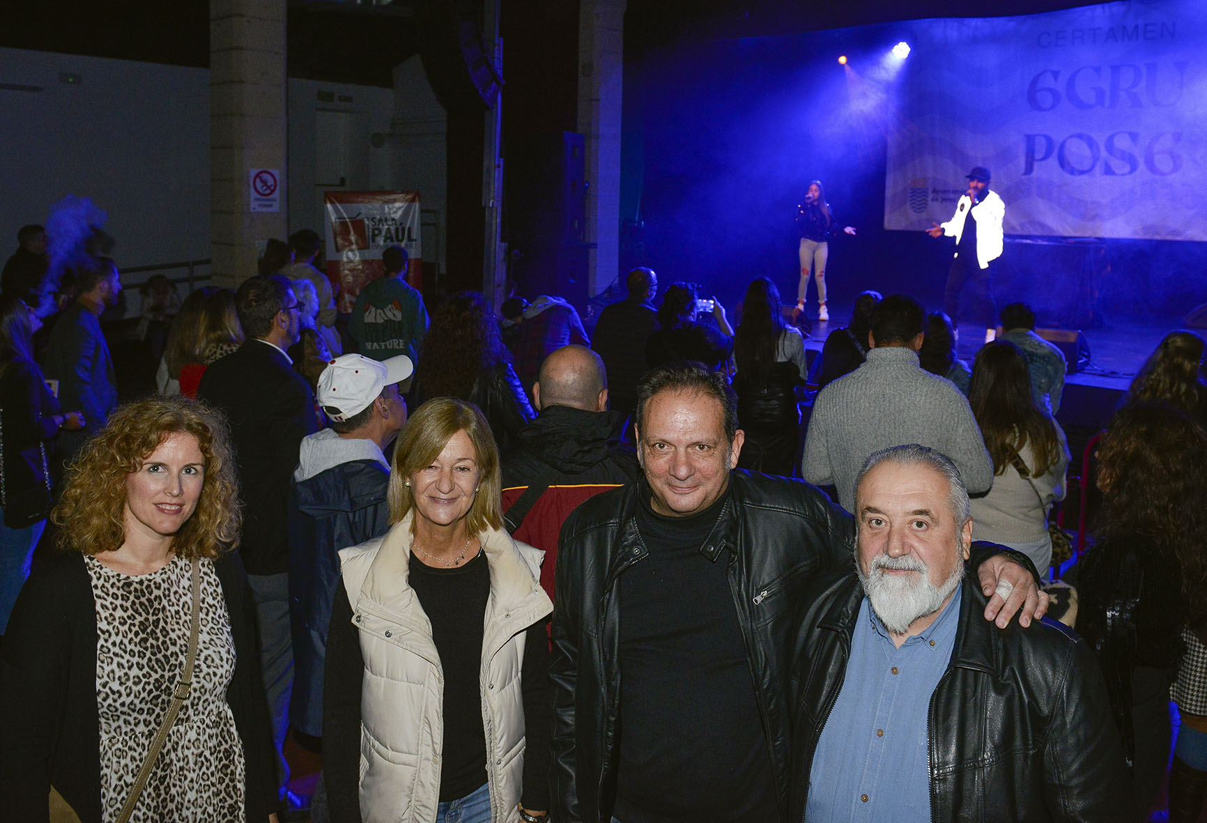 La delegada durante uno de los conciertos de las semifinales