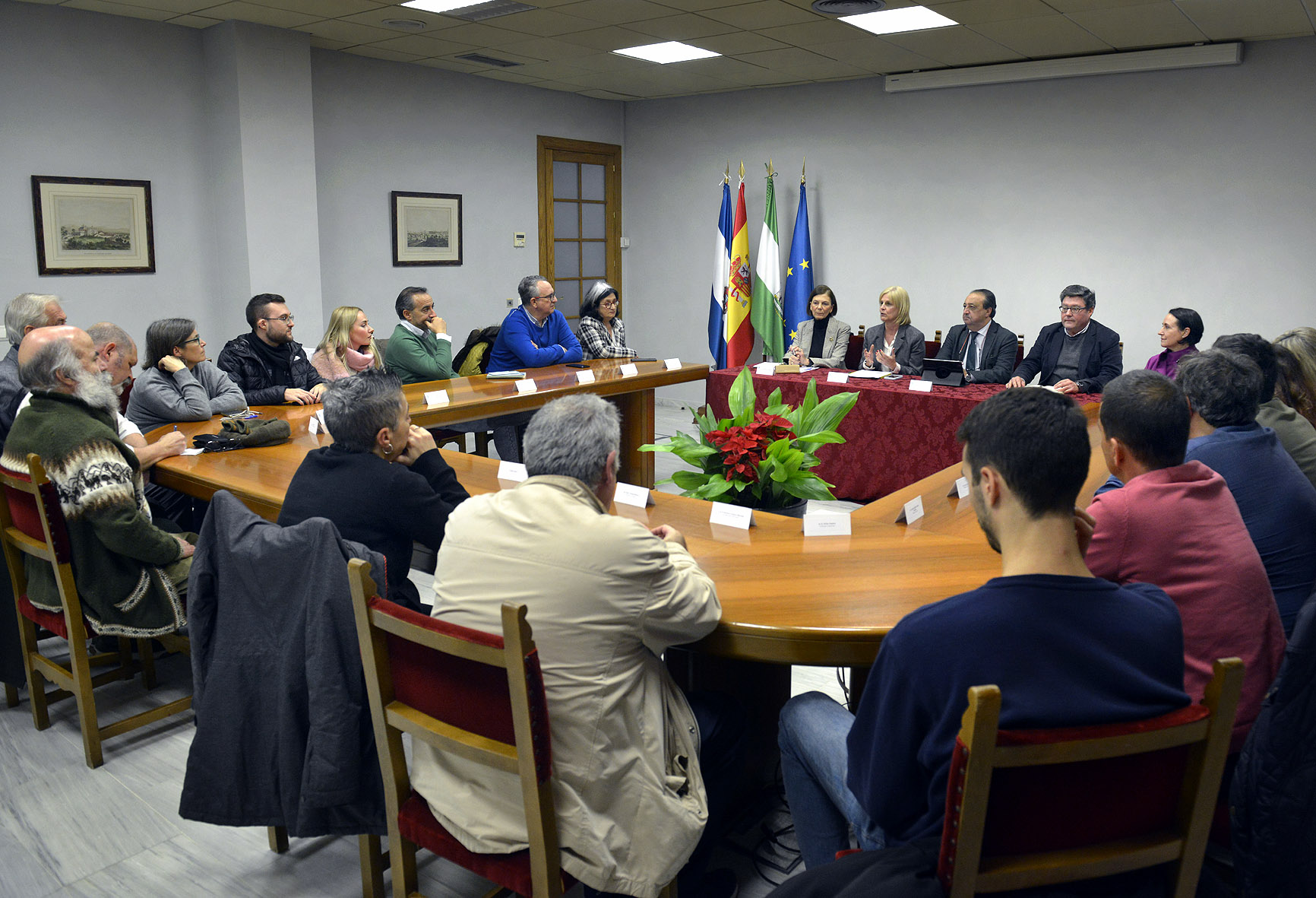 Alcaldesa reunión Feria del Libro