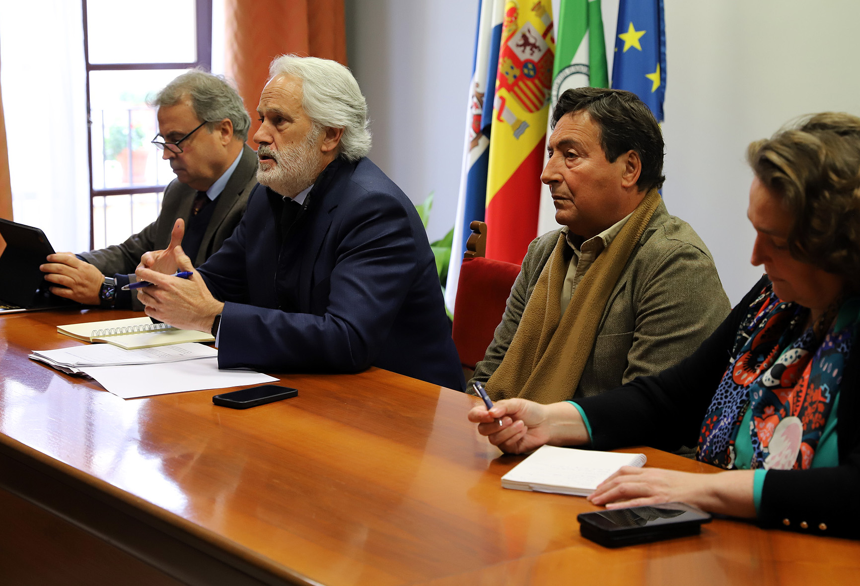 Reunión con el Ministerio de Defensa y Junta de Andalucía